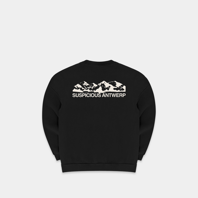 The Landscape Crewneck - Black