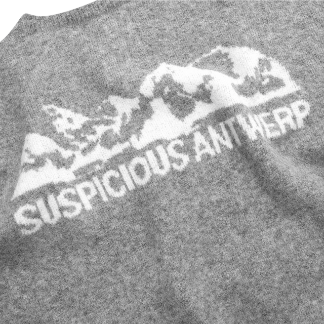 The Landscape Knitted Sweat - Heather Grey