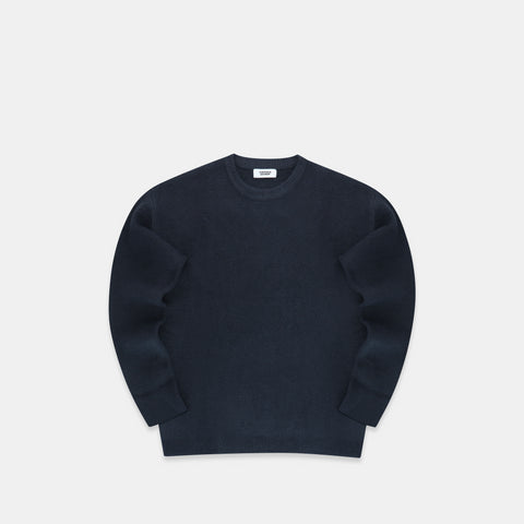 The Landscape Knitted Sweat - Navy