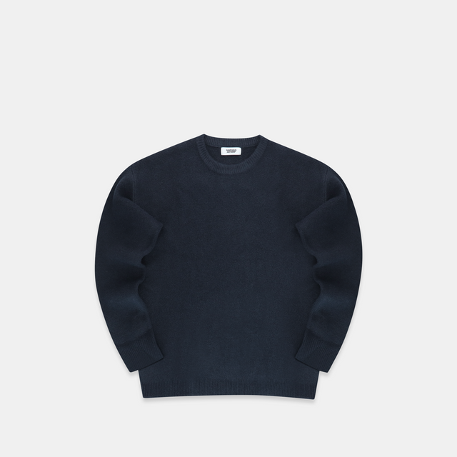 The Landscape Knitted Sweat - Navy