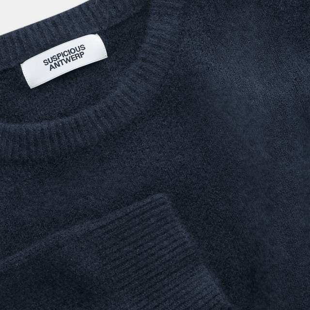 The Landscape Knitted Sweat - Navy