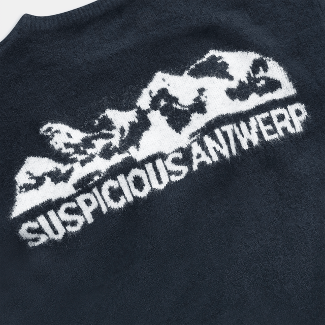 The Landscape Knitted Sweat - Navy