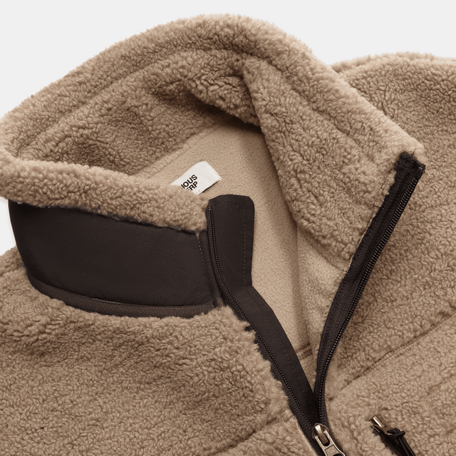 The Landscape Sherpa Jacket - Brown