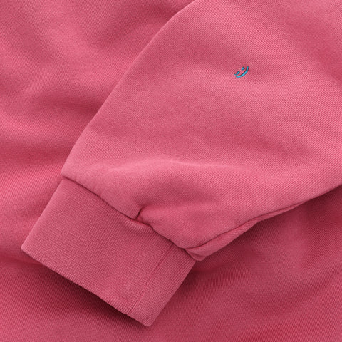 The Suspicious Smiley Crewneck - Crimson