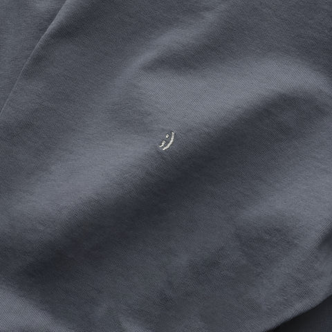 The Suspicious Smiley Longsleeve - Slate Blue