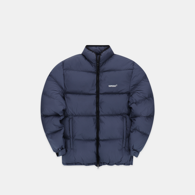 The Smiley Puffer Jacket - Navy