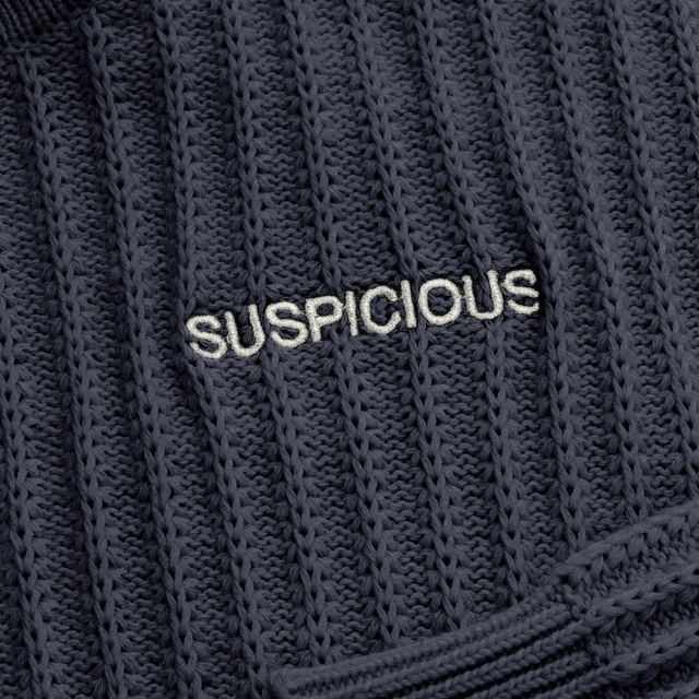 (Fall '24) The Suspicious Knitted Sweat - Navy