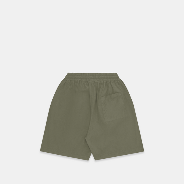 (SS24) The Suspicious Smiley Twill Shorts - Sage